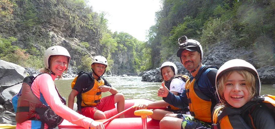 Rafting en el río Amacuzac