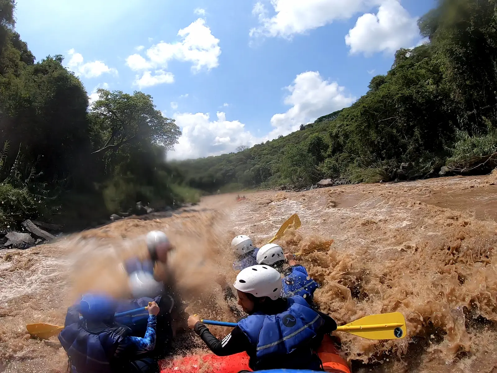 Rafting en el río Amacuzac